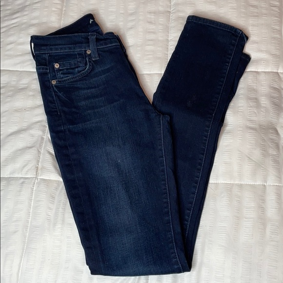 7 For All Mankind High Waist Roxanne Skinny Jeans - Picture 5 of 5